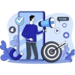 Social media management icon